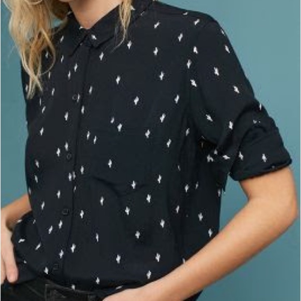 Rails Cactus Patterned Button Shirt